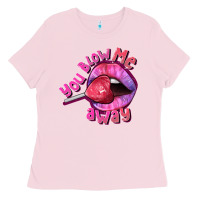 Bubblegum Pink You Blow Me Away Valentines Day Ladies Tee - FaDigitalArtStudio