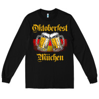 Black Oktoberfest Munich Long Sleeve Tee - baoMotion