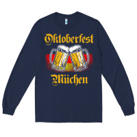 Navy Oktoberfest Munich Long Sleeve Tee - baoMotion