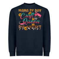 Navy mama by day craft queen by night Heavyweight Sweatshirt - RanaPortraitStore