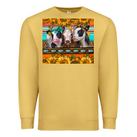 Antique Gold heifers and sunflowers Premium Sweatshirt - Jasminsmagicworld