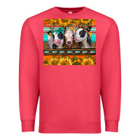 Cardinal heifers and sunflowers Premium Sweatshirt - Jasminsmagicworld