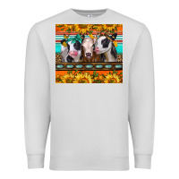 Dove Grey heifers and sunflowers Premium Sweatshirt - Jasminsmagicworld