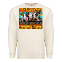 Sandshell heifers and sunflowers Premium Sweatshirt - Jasminsmagicworld