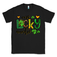 Black One lucky auntie St. Patrick's Classic Tee - OliviaCreatesArt
