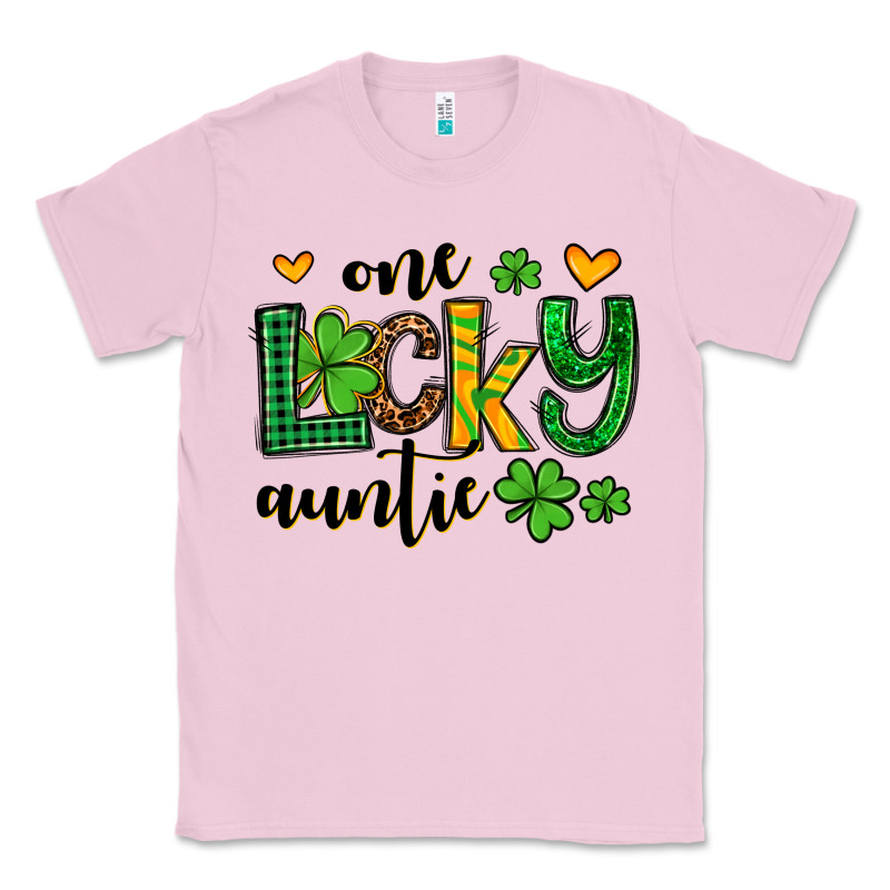 One Lucky Auntie St. Patrick's Classic Tee by OliviaCreatesArt | Teevron