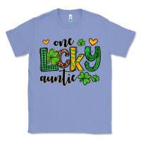 Colony Blue One lucky auntie St. Patrick's Classic Tee - OliviaCreatesArt