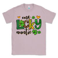 Lilac One lucky auntie St. Patrick's Classic Tee - OliviaCreatesArt