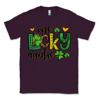 Plum One lucky auntie St. Patrick's Classic Tee - OliviaCreatesArt