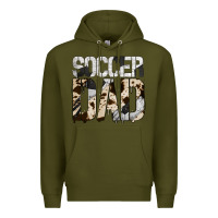Army Green no background soccer dad Premium Hoodie - Jasminsmagicworld