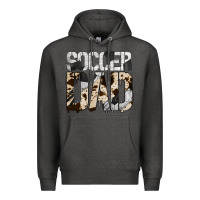 Charcoal Heather no background soccer dad Premium Hoodie - Jasminsmagicworld