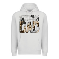 Dove Grey no background soccer dad Premium Hoodie - Jasminsmagicworld