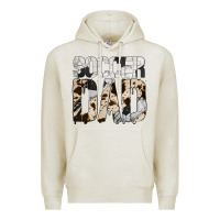 Oatmeal Heather no background soccer dad Premium Hoodie - Jasminsmagicworld