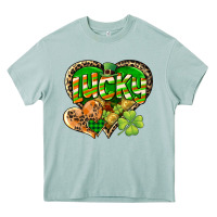 Arona Lucky heart St. Patrick's Day Heavy Core Tee - CowGirlArtShop