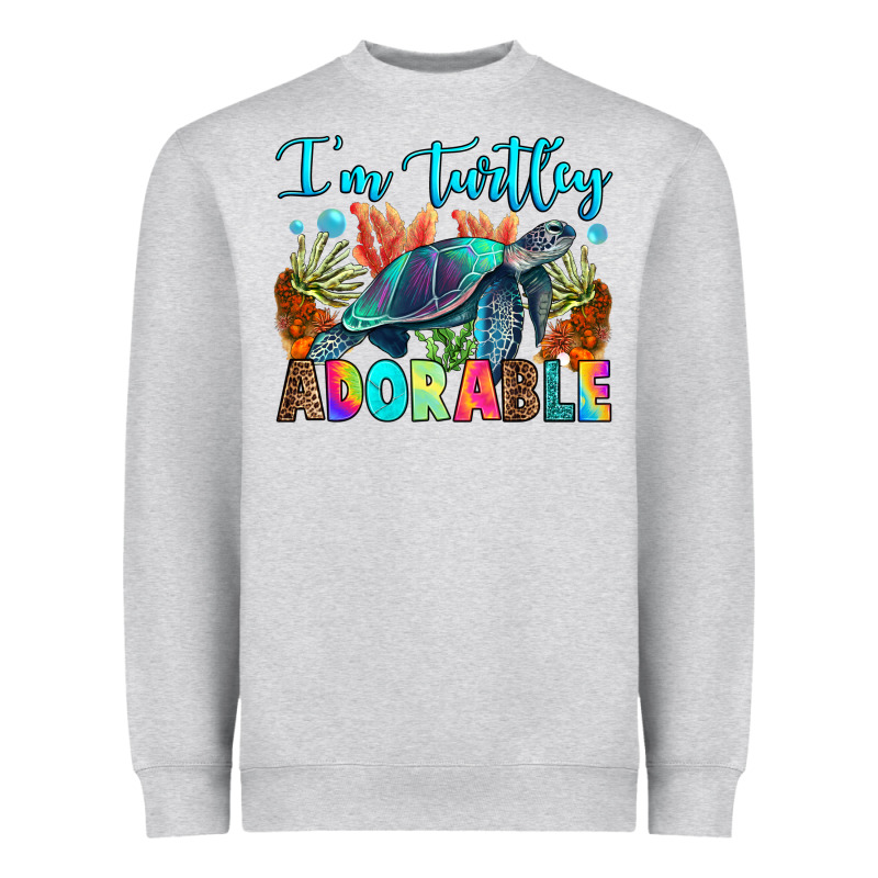 I'm Turtley Adorable Heavyweight Sweatshirt by RanaPortraitStore | Teevron