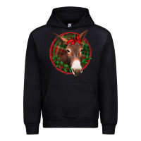 Black Christmas donkey with bandana Urban Hoodie - Jasminsmagicworld