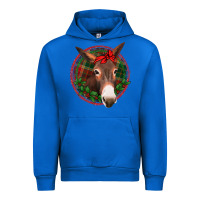 Cobalt Christmas donkey with bandana Urban Hoodie - Jasminsmagicworld
