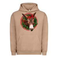 Pigment Burro Christmas donkey with bandana Urban Hoodie - Jasminsmagicworld