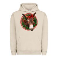 Pigment French Oak Christmas donkey with bandana Urban Hoodie - Jasminsmagicworld