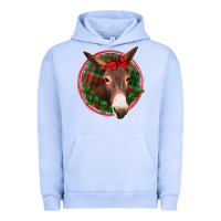 Pigment Grape Ice Christmas donkey with bandana Urban Hoodie - Jasminsmagicworld