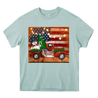 Arona christmas truck with american flag Heavy Core Tee - Jasminsmagicworld