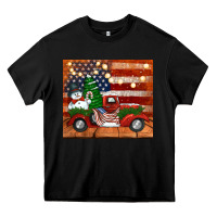 Black christmas truck with american flag Heavy Core Tee - Jasminsmagicworld