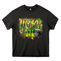 Asphalt lucky me st. patricks day Heavy Core Tee - HowdyJamesFarm