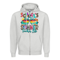 Dove Grey school's out for summer teacher life Zipper Hoodie - RanaPortraitStore