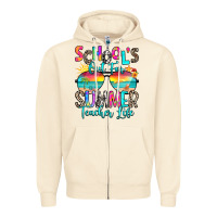 Sandshell school's out for summer teacher life Zipper Hoodie - RanaPortraitStore