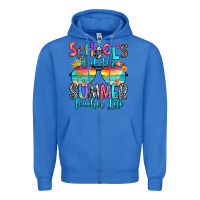 True Royal school's out for summer teacher life Zipper Hoodie - RanaPortraitStore