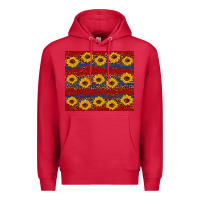 Cardinal usa and sunflower pattern Premium Hoodie - Artiststas