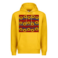Lemon usa and sunflower pattern Premium Hoodie - Artiststas