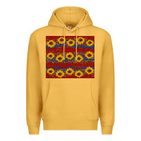 Mustard usa and sunflower pattern Premium Hoodie - Artiststas