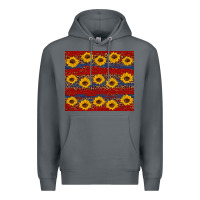 Rock usa and sunflower pattern Premium Hoodie - Artiststas