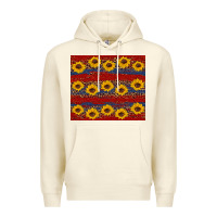 Sandshell usa and sunflower pattern Premium Hoodie - Artiststas