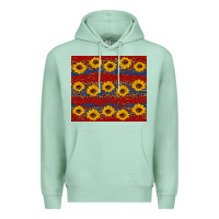 Seafoam usa and sunflower pattern Premium Hoodie - Artiststas