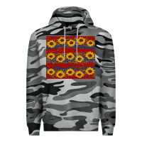 Slate Camo usa and sunflower pattern Premium Hoodie - Artiststas