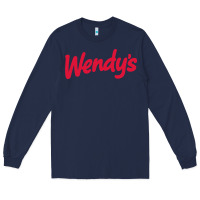 Navy wendy's Long Sleeve Tee - baoMotion