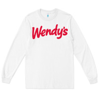 White wendy's Long Sleeve Tee - baoMotion