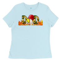 Baby Blue Baseball And Softball Dad Libbey Glass Ladies Tee - BundleAndBundleShop
