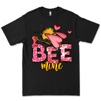 Black Bee Mine Valentines Day Premium Tee - OliviaCreatesArt