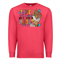 Cardinal Life isn't perfect but your nails can be Premium Sweatshirt - RanaPortraitStore
