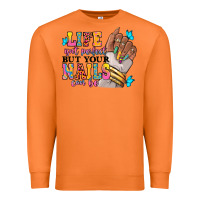 Carrot Life isn't perfect but your nails can be Premium Sweatshirt - RanaPortraitStore