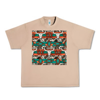 Burro native american aztec seamless pattern 3 Urban Heavy Tee - BundleAndBundleShop