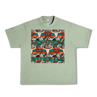 Oil Green native american aztec seamless pattern 3 Urban Heavy Tee - BundleAndBundleShop