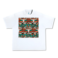 White native american aztec seamless pattern 3 Urban Heavy Tee - BundleAndBundleShop