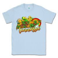 Dusty Blue St. Patrick's Tennessee map Classic Tee - OliviaCreatesArt