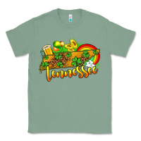 Sage St. Patrick's Tennessee map Classic Tee - OliviaCreatesArt