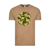 Vintage Coffee camouflage patch 2 Vintage Tee - BundleAndBundleShop
