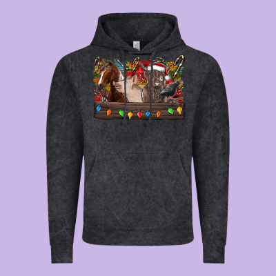 Festive Farmyard Gathering Vintage Hoodie Designed By Cowhidedigitalart
